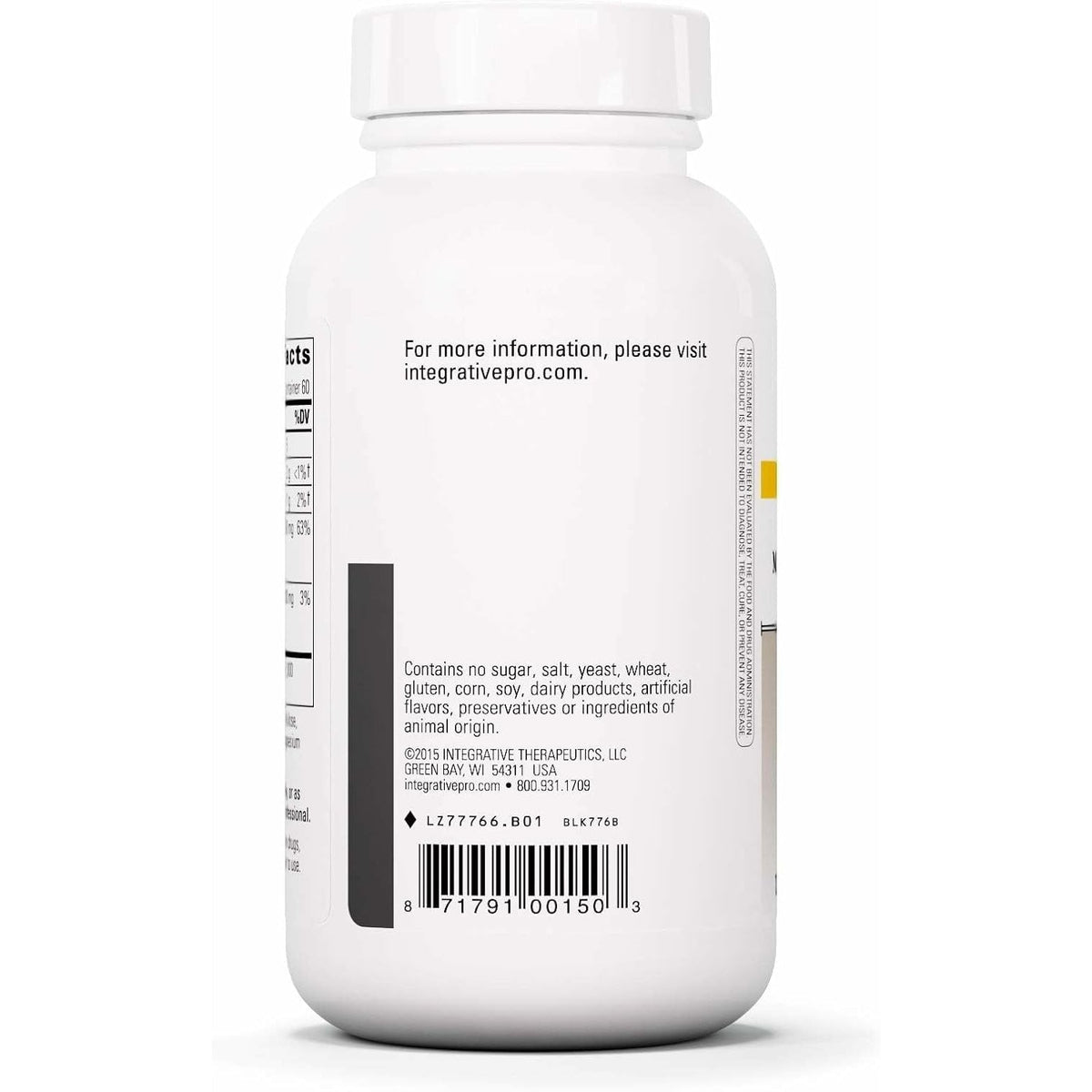 Integrative Therapeutics Krebs Magnesium Potassium Complex - Mineral Supplement to Support Heart Function* - Cellular Energy Support* - Gluten-Free & Dairy-Free - 120 Tablets (60 Servings)