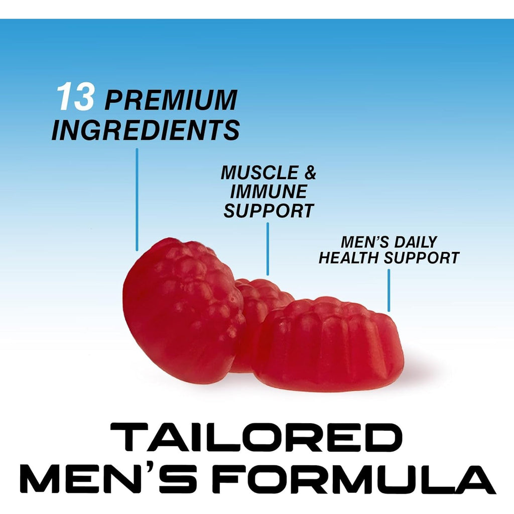 Multivitamin for Men - Complete Daily Mens Multivitamin Gummies with Vitamin D, B Vitamins, Zinc & More - Energy, Memory, Focus & Immune Health Support - 13 Essential Vitamins & Minerals - 60 Capsules
