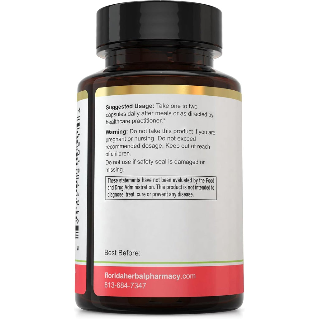 Florida Herbal Pharmacy, Guava Leaf Extract Supplement Capsules 10:1 (120 Capsules),Two Months Supply