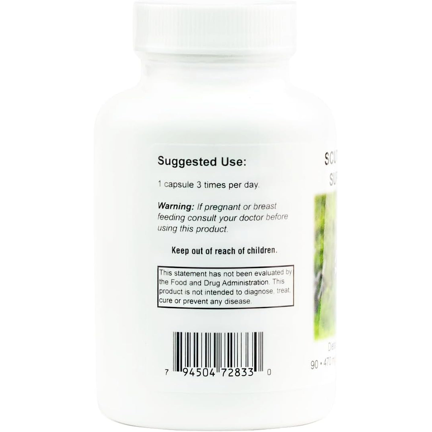 Supreme Nutrition Scutellaria Supreme, 90 Pure Chinese Skullcap Root Vegetarian Capsules
