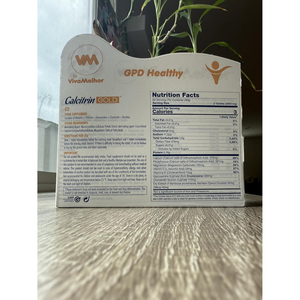 Soy Sano Calcitrin Gold Dietary Supplement, Mobility Reinforcement, 60 Tablets