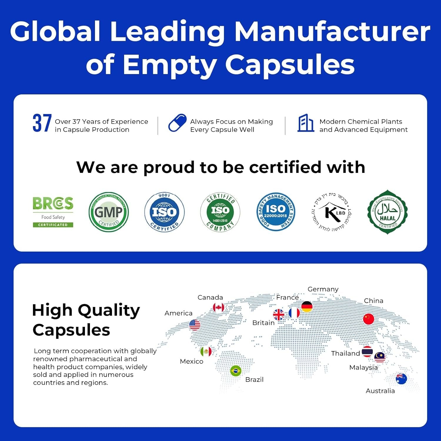 Empty Vegan Capsules Size 00-100 Count DIY Vegetable Capsules