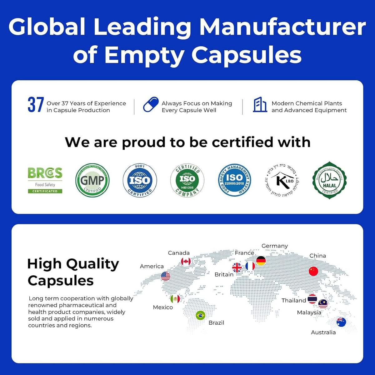 Empty Vegan Capsules Size 0-100 Count Vegetable Capsule - Veggie Empty Caps with 2 Micro Lab Spoons