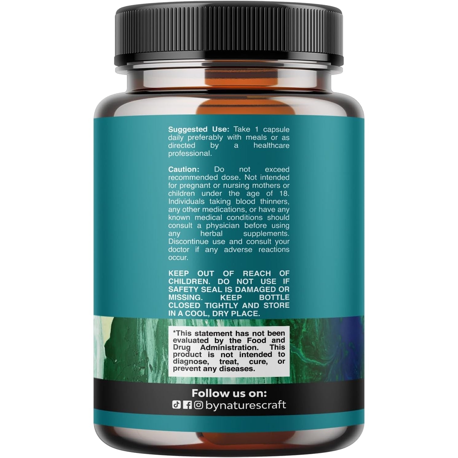 Natures Craft Eye Pressure Support with Bilberry Extract - Vegan Eye Health Supplement for Adults for Ocular Pressure Relief with Saffron Ginkgo Niacin and More Vitamins Vision Support - 30 Count