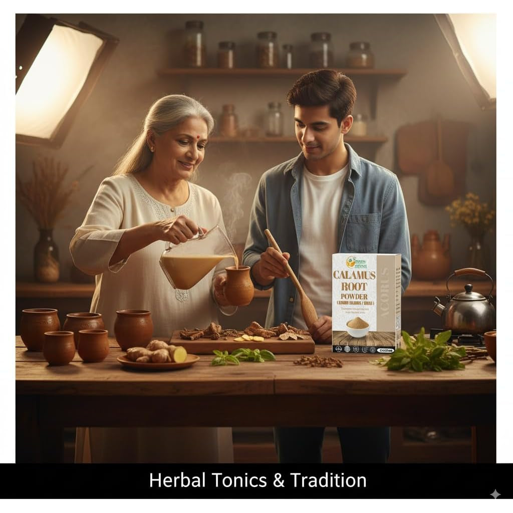 Herbs Botanica Calamus Powder 100% Pure & Organic Acorus Calamus Root Powder for Herbal Tea, Wellness & DIY Use Finely Ground, Non-Gmo & Additive Free 2 Oz Pack