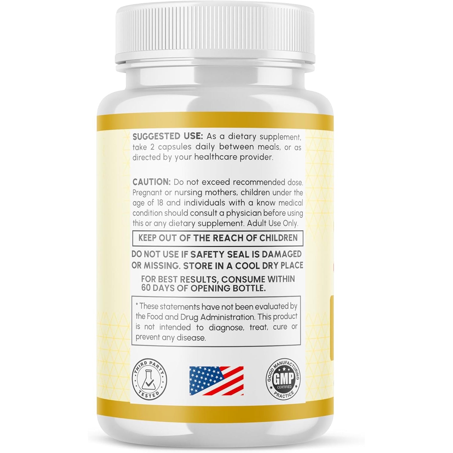 Glycocept Capsules, Official Glycocept Pills with All Natural Ingredients, Advanced Glycocept Capsules Health and Wellness Vitamin Supplement for Maximum Strength Multivitamin Supports (60 Capsules)