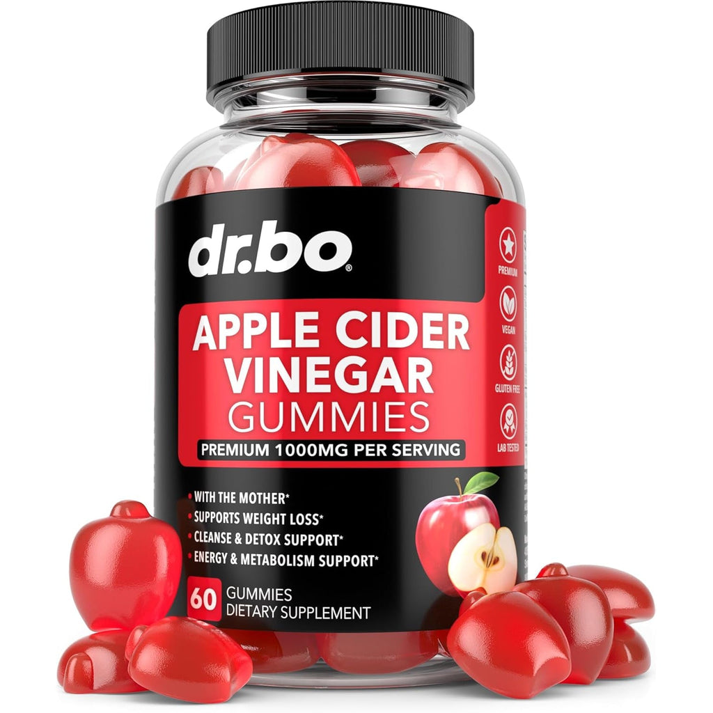 ACV Apple Cider Vinegar Gummies - Natural Support for Advanced Weight Loss, Detox, Cleansing, Digestion plus Gut Health - ACV Gummies Supplements with 1000MG Apple Cider Vinegar Gummy with the Mother