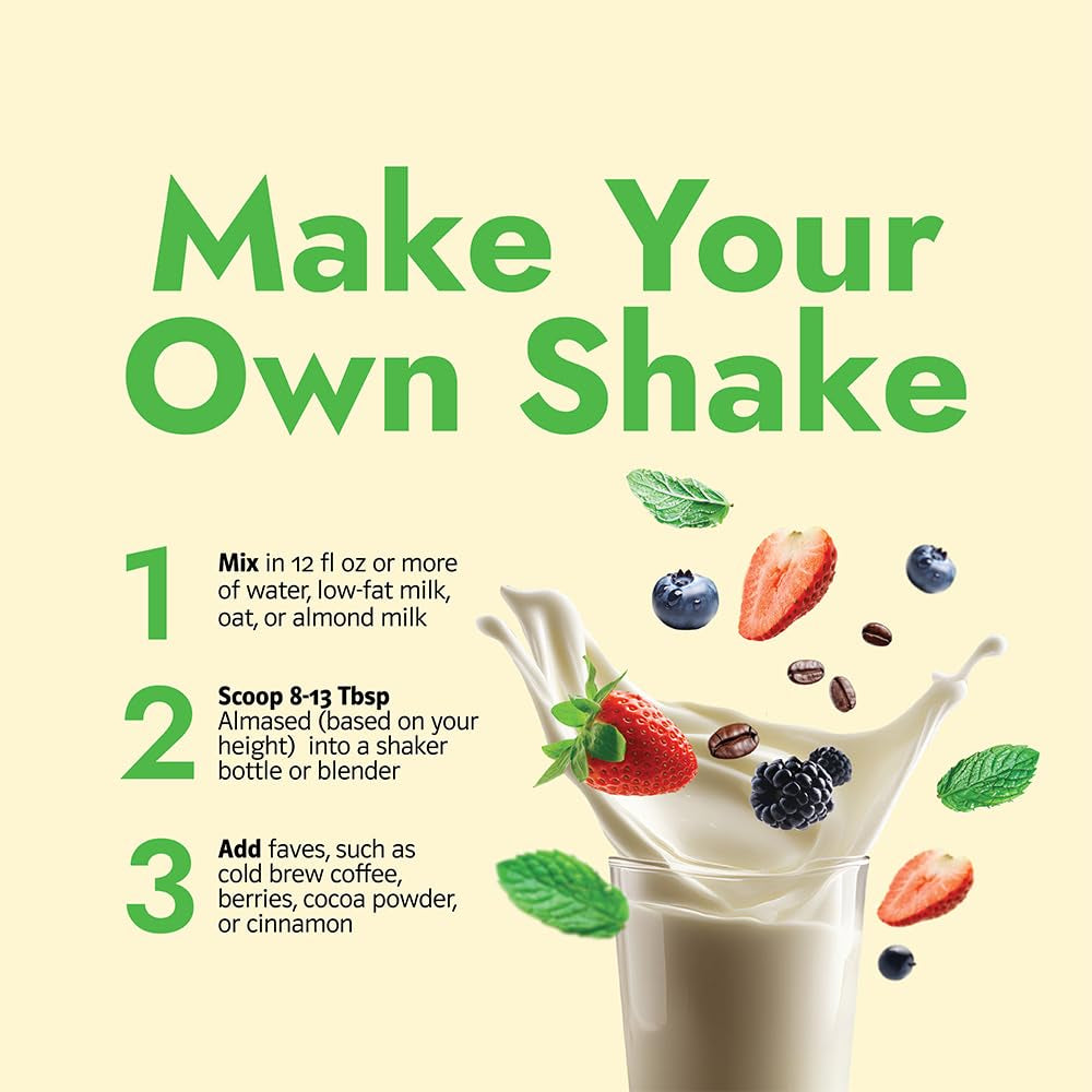 Almased Meal Replacement Shakes for Weight Loss - Protein Powder - Starter Kit (Almond Vanilla Flavor, 2 Cans of 17.6 Oz + Shaker Bottle + Scoop)