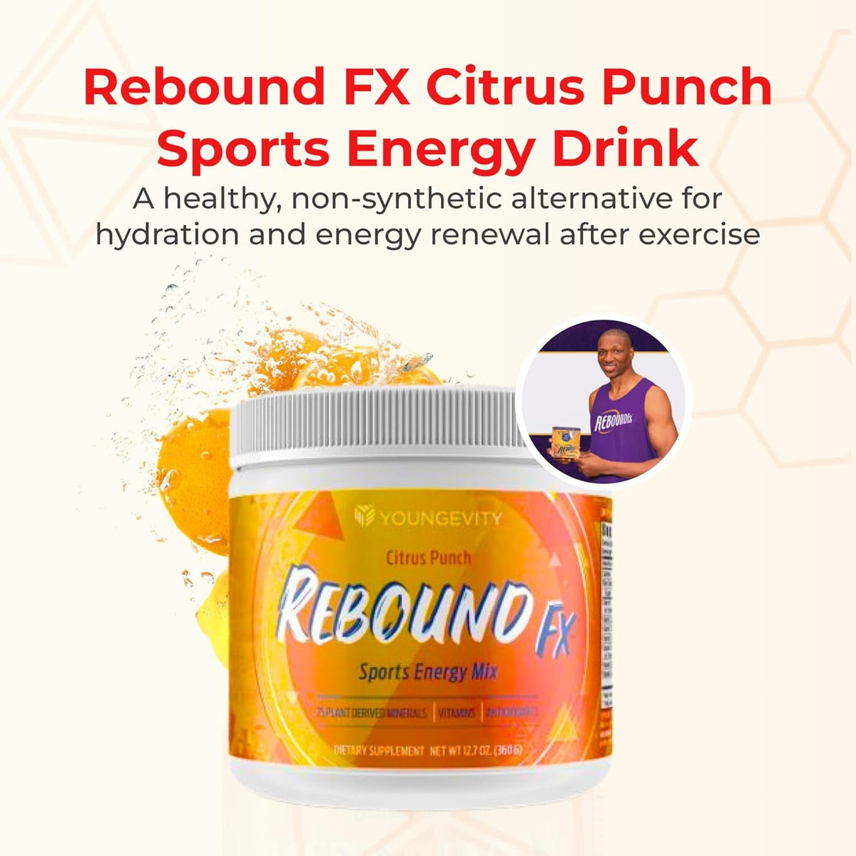 Youngevity Rebound FX Citrus Powder 360G Package May Vary