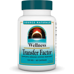 Source Naturals Wellness Transfer Factor, Supports Immune System Response* 125Mg, 60 Capsules
