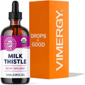 Vimergy Milk Thistle – Supports Liver Function* 57 2Ml (2 Droppers or 44-48 Drops) Servings (110Mg Extract per Serving) – for Healthy Digestion* – USDA Certified Organic, Vegan, Gluten-Free – 115 Ml