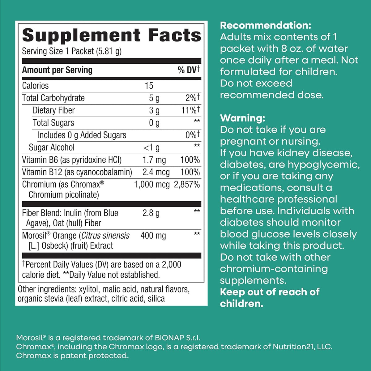 Nature'S Way Weight Manager Drink Mix Packets, Supports Craving Management & Abdominal Fat Loss*(1), with Clinically Studied Ingredients, Plant-Based Fiber, No Sugar, Mixed Fruit Flavored, 30 Packets