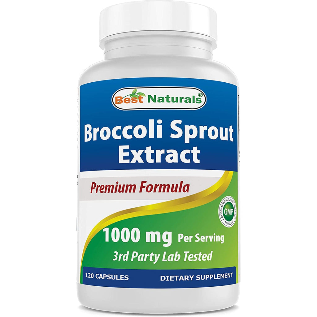 Best Naturals Broccoli Sprouts Extract, 1000 Mg, 120 Count