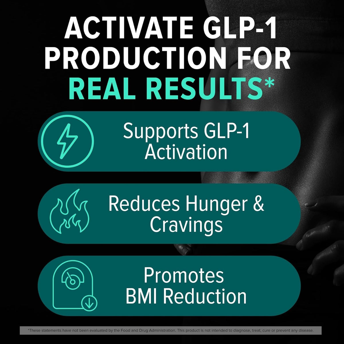 GLP-1 Supplement - Super Berberine Weight Management Support Healthy GLP-1 Naturally | Advanced Appetite Control & Metabolism Support with Clinically Studied Ingredients | Stimulant Free