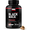 Force Factor Black Maca Root Supplement for Men, 1000Mg Maca Negra Extract for Energy, Hormonal Balance & Vitality, Superior Absorption with Bioperine, 90 Capsules