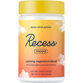 Recess Mood Powder, Calming Magnesium L-Threonate Blend with Passion Flower, L-Theanine, Electrolytes, Magnesium Calm Support Powder Supplement - Lemon Citrus 28 Serving Tub