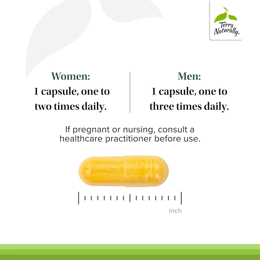 Terry Naturally Cortisol Rescue - 60 Capsules - Vegan, Non-Gmo, Gluten Free - 60 Servings