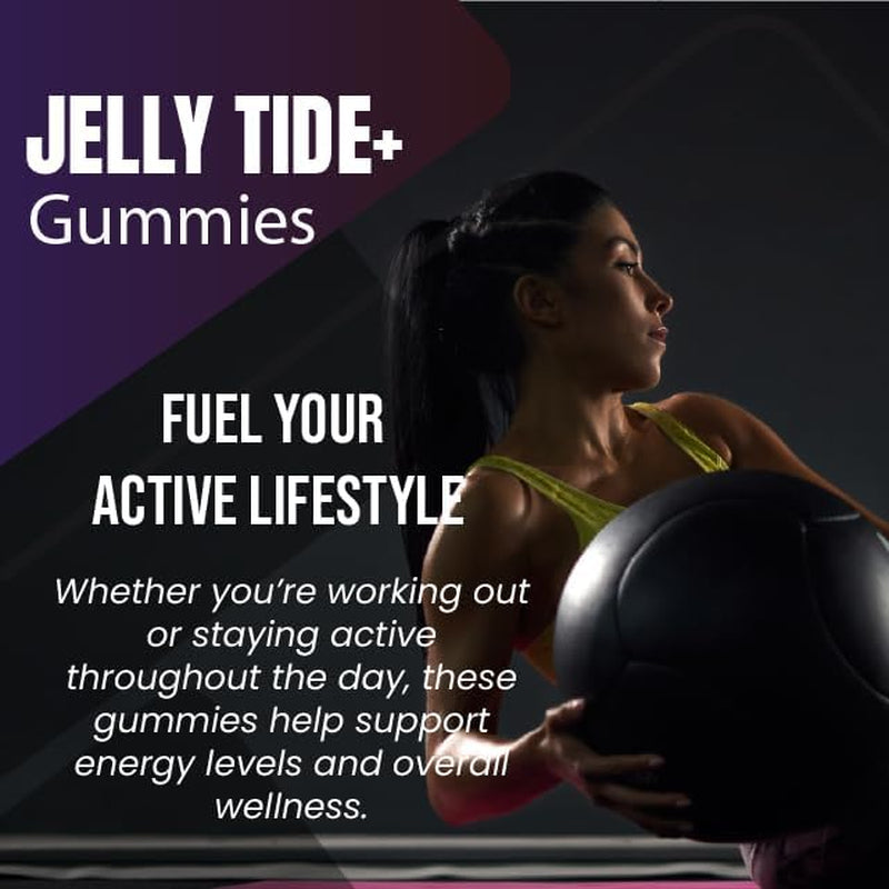 (1 Pack) Jelly Tide Gummies, Official Jellytide Supplement Gummys with Premium Ingredients, Advanced Formula Support for Overall Health & Wellness Reviews (60 Gummies)
