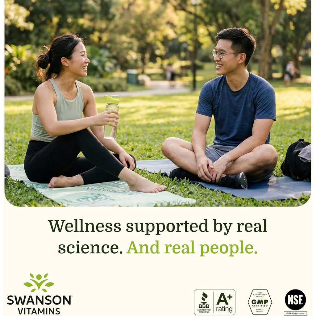 Swanson Lactobacillus Gasseri Probiotic for Adults Seeking Digestive and Metabolic Support with 3 Billion CFU - Acid-Resistant, No Refrigeration (60 Vegan Capsules)