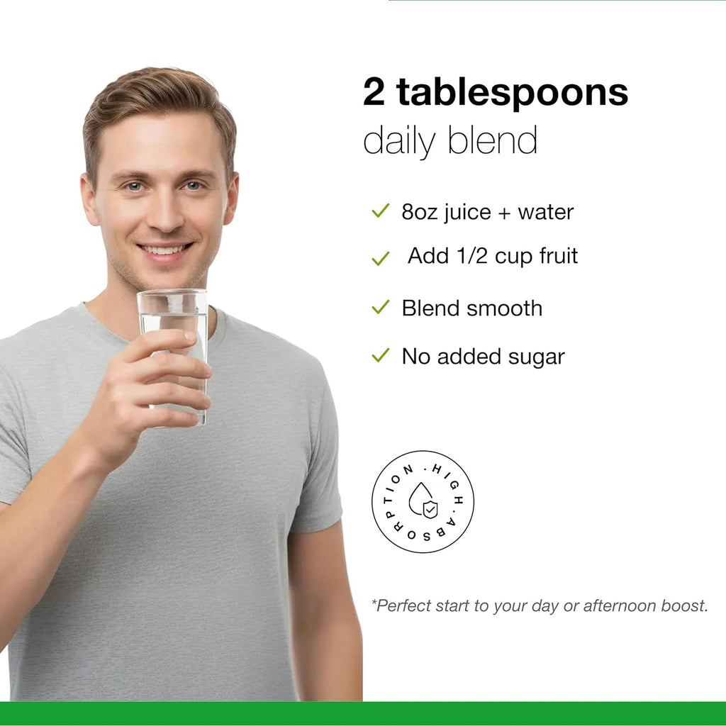 Dr. Schulze'S Superfood plus - Everyday Superfood Supplement to Support Overall Wellness - Clean, Quality Nutrition - Supports Metabolism & Daily Energy - Gluten-Free & Dairy-Free - 14 Oz