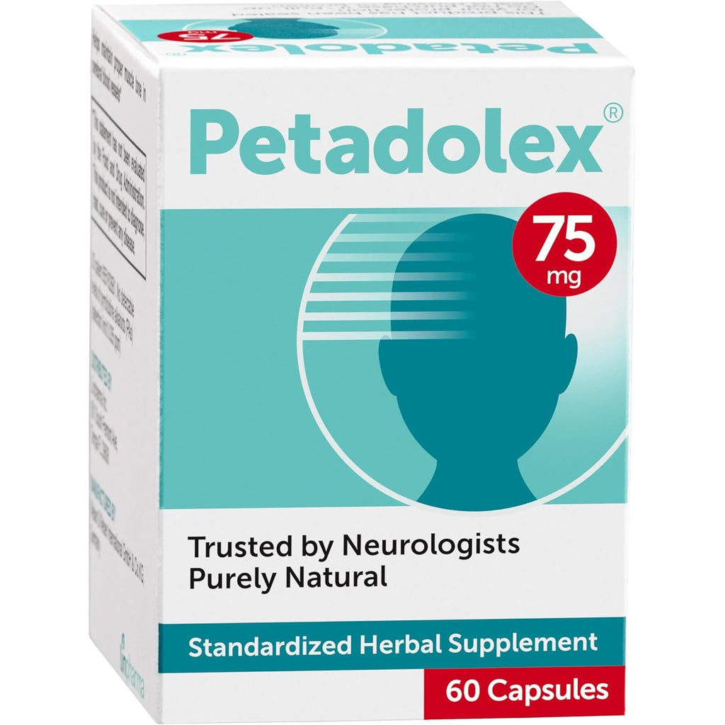 Migraine Relief - Patented Butterbur Root Extract, 75Mg Pa-Free Butterbur Extract in Gelatin Capsules, Ideal Real Butterbur for Migraines Solution Prevention