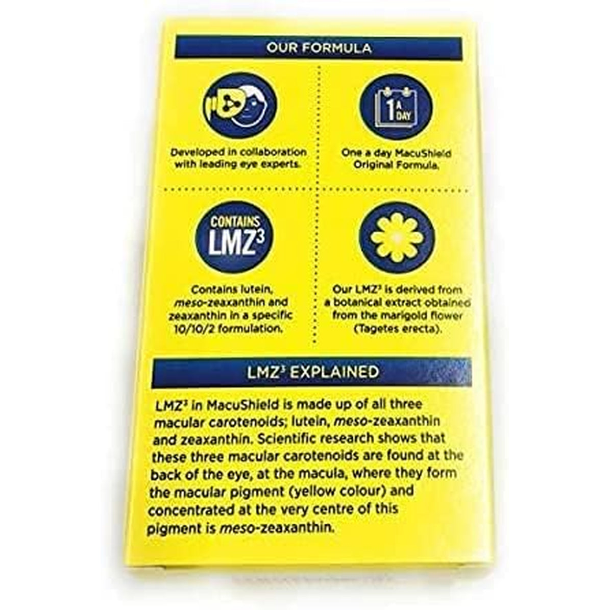 Macushield Eye Supplement 90 One-A-Day Capsules