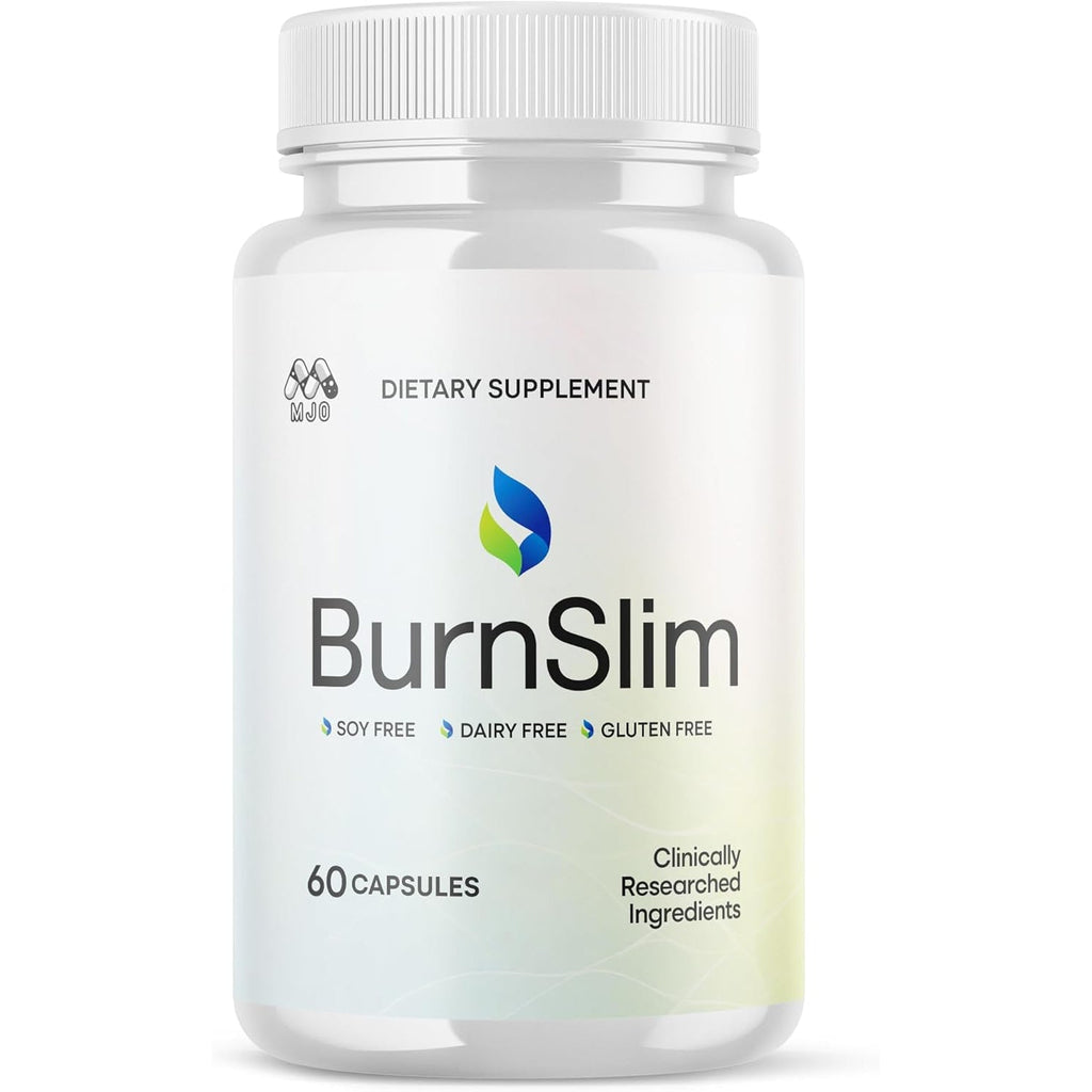 Burn Slim Capsules, Official Burnslim Pills with All Natural Ingredients, Advanced Burn Slim Health and Wellness Vitamin Supplement Supporting Active Lifestyle for Women and Men (60 Capsules)