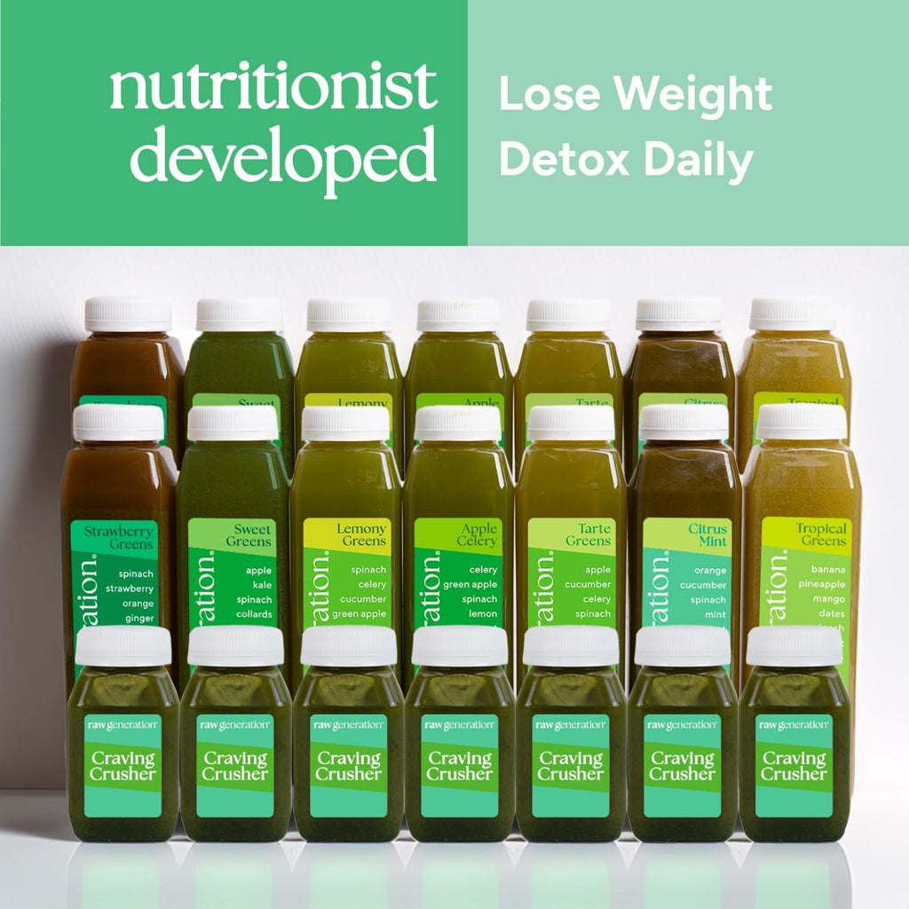 Raw Generation 7-Day Full Body Detox Method – Reset Your Health | Natural Weight Management System for Full Body Cleanse | Improve Digestion & Gut Health | Clearer Skin