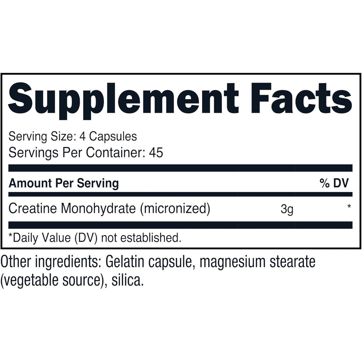Nutricost Creatine Monohydrate 3,000Mg, 180 Capsules (750Mg per Capsule) - Gluten Free, Non-Gmo
