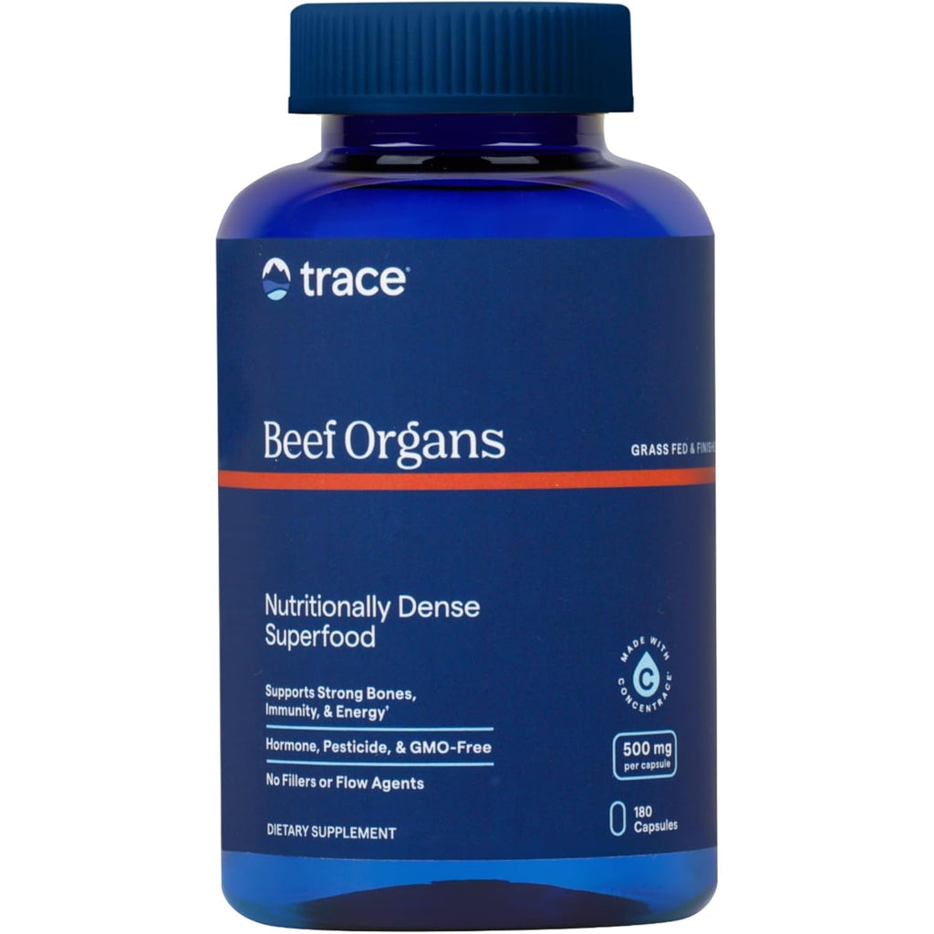 Trace Minerals Beef Organ 500 Mg 180 Capsule