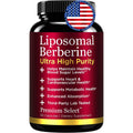 Liposomal Berberine HCL Capsules Supplement for Men and Women - 60 Capsules, 30 Servings - Third Party Tested, Made in USA