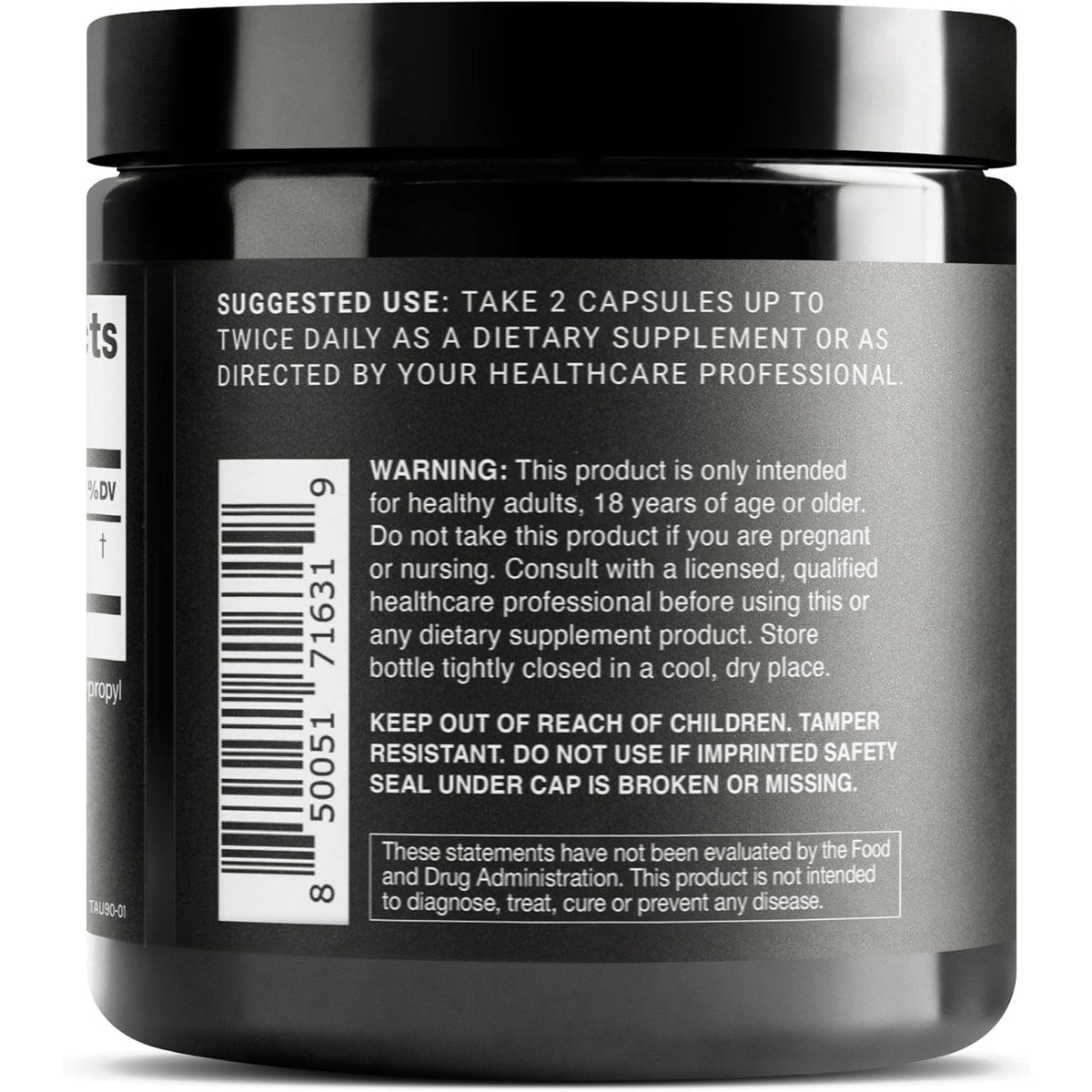 Toniiq 2000Mg Taurine Supplement - High Purity Taurine Powder Capsules, 98%+ Pure, Third-Party Lab Tested - Potent, Non-Gmo, Gluten-Free, Effective Formula 45 Optimal Servings per Bottle