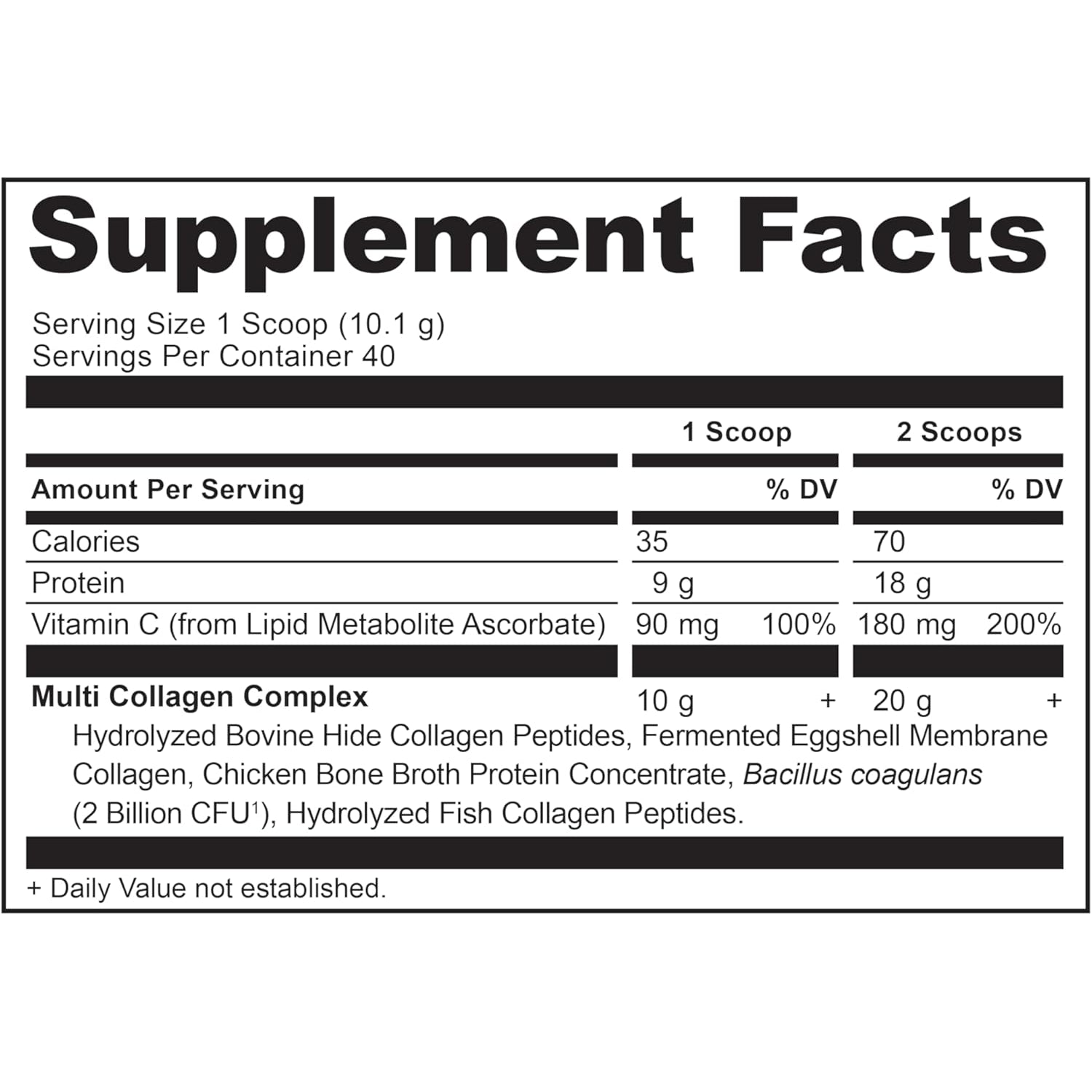 Ancient Nutrition Collagen Peptides Powder, Multi Collagen Protein, Women & Men, Vitamin C, Probiotics, Hydrolyzed Collagen, Supports Skin, Joints, Gut Health, Unflavored, 40 Servings