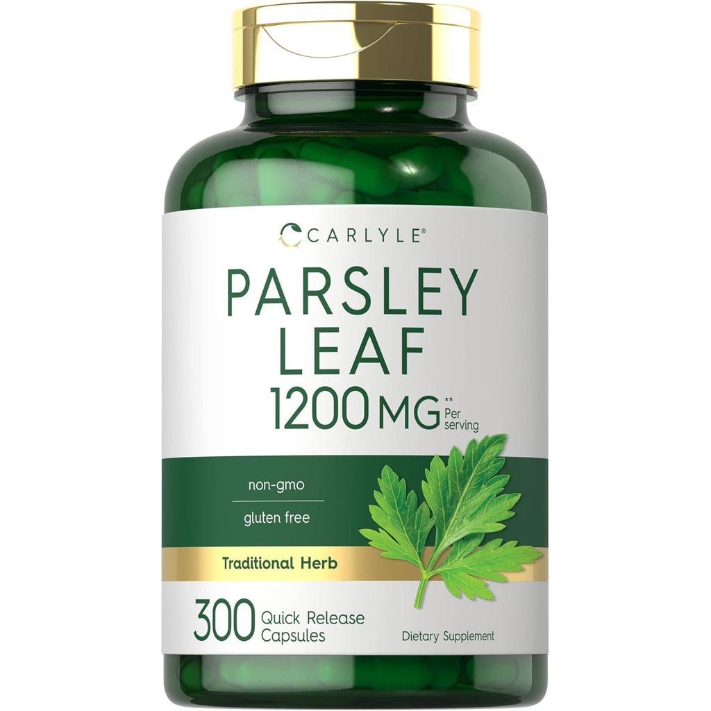 Carlyle Parsley Leaf Capsules | 300 Count | Non-Gmo, Gluten Free Supplement