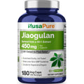 Nusapure Jiaogulan Capsules, 450 Mg, 180 Veg Capsules (Non-Gmo, Vegan)