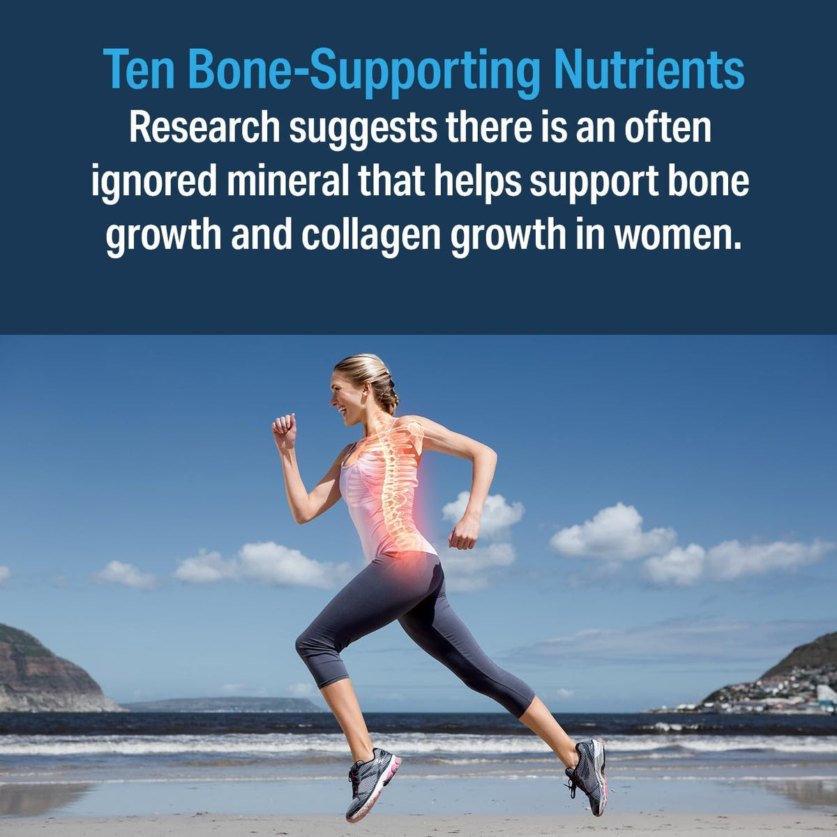 Advanced Bionutritionals – Ultimate Bone Support Supplement, Strontium, Silica, Vitamin K2 and D3, Support Bone Health, Bone Strength, Non GMO, Gluten Free, Dairy Free, Soy Free, Vegan (60 Tablets)