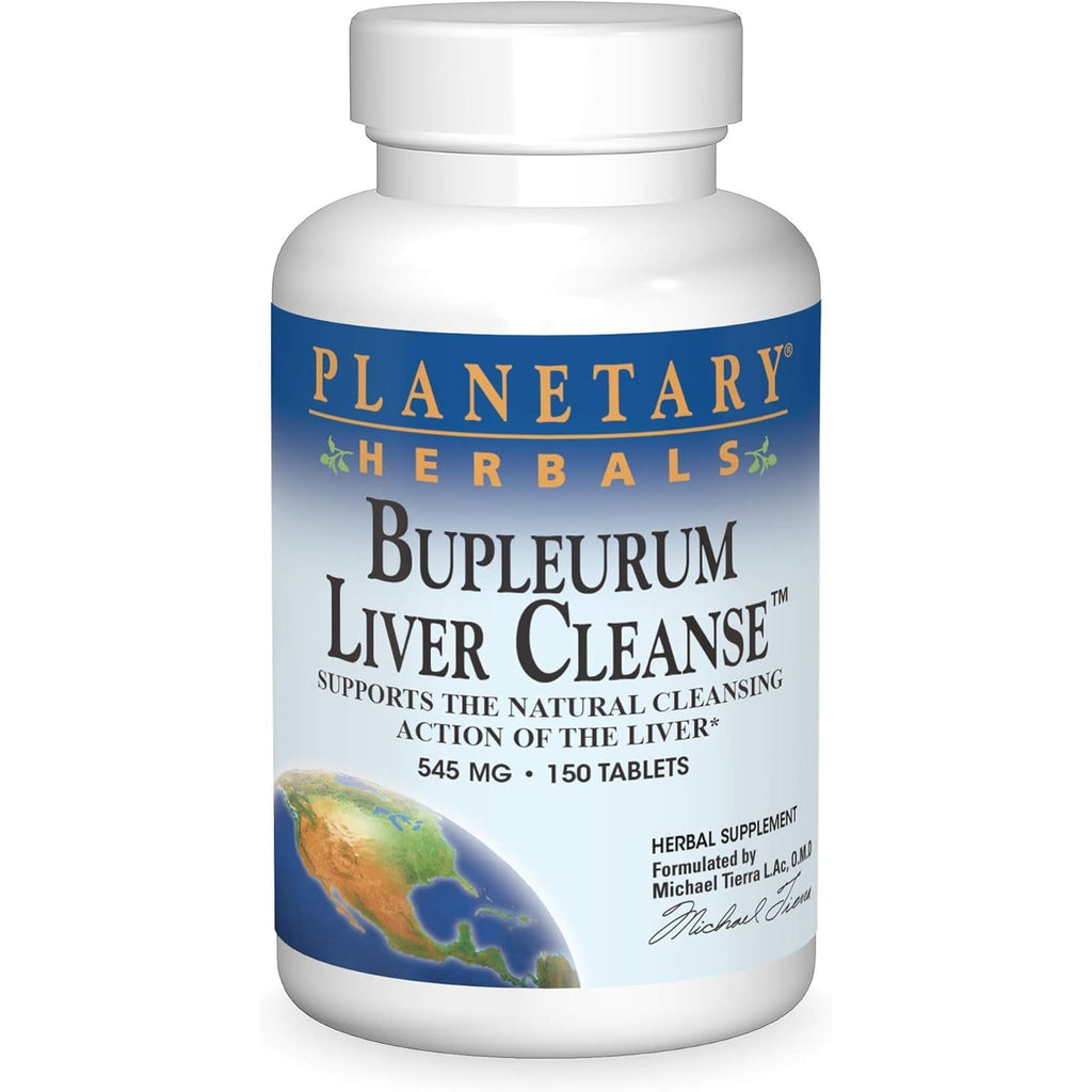 Planetary Herbals Bupleurum Liver Cleanse, Supports the Natural Cleansing Action of the Liver*, 545 Mg - 150 Tablets
