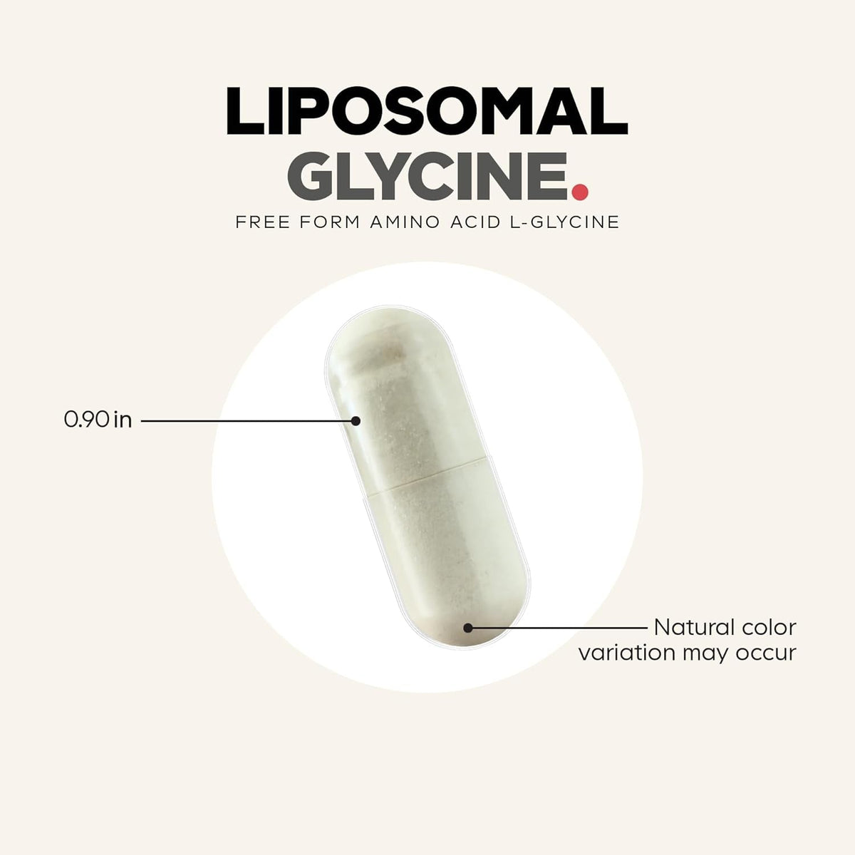 Codeage Liposomal Glycine+ – 1,500 Mg Free-Form Glycine Supplement with Liposomal Delivery, Amino Acid Support, 2-Month Supply – 180 Capsules