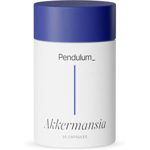 Pendulum Akkermansia Probiotic with Prebiotic Fiber - Increases GLP-1 Production, Delayed Release, Third-Party Tested, 100M AFU Live Strain for Gut Health for Men & Women (30 Capsules, 1-Pack)