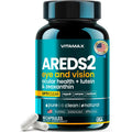 AREDS 2 Eye Vitamins - Lutein, Zeaxanthin, Bilberry, Astaxanthin Mineral Vision Supplement - Supports Eye Strain, Dry Eyes, Pressure, and Vision Health - Made in USA - 60Ct