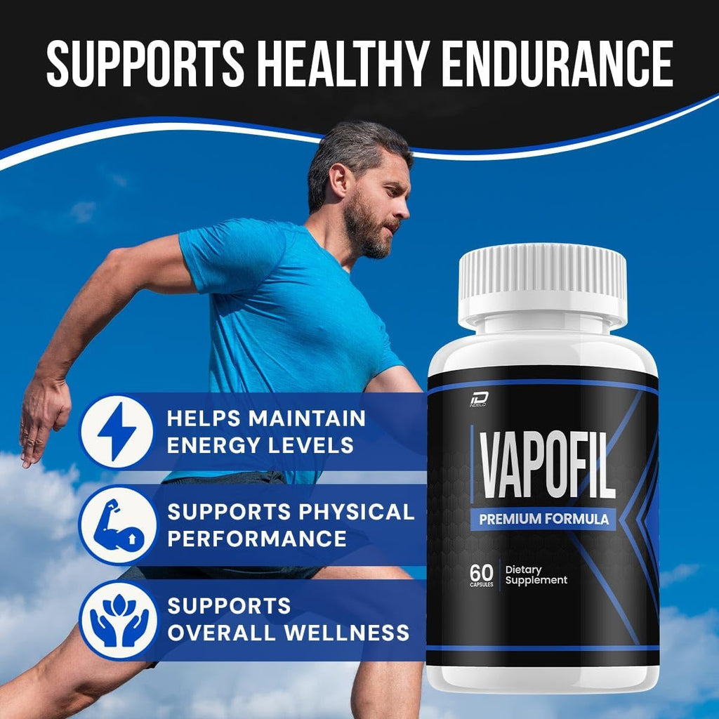 Vapofil Capsule – Vapofil Pills Natural Ingredients Advanced Formula Health Support and Reviews, 60 Capsules
