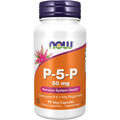 NOW Foods Supplements, P-5-P 50 Mg with Coenzyme B-6 + Mg Bisglycinate, 90 Veg Capsules