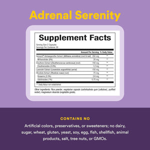 Natural Factors STRESS-RELAX® Adrenal Serenity, 60 Capsules