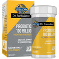 Garden of Life Dr. Formulated Pre, Post & Probiotics 100 Billion CFU Once Daily 3-In-1 Complete Probiotics, Prebiotics & Postbiotics Supplement for Women and Men – Extra Strength, 30 Day Supply