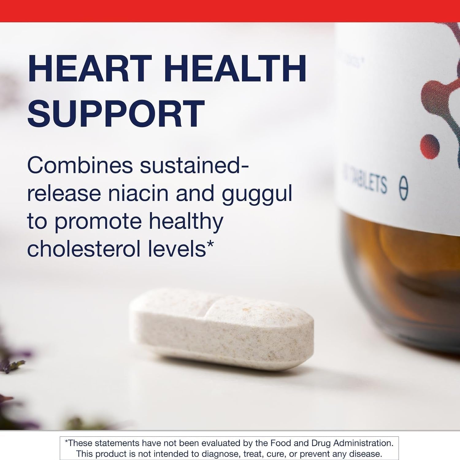 Metagenics Lipotain - Non-Flush Niacin & Guggul Extract - Supports Healthy Blood Lipids & Cholesterol Balance* - Inositol Hexanicotinate Tablets for Cardiovascular & Cellular Health* - 60 Tablets