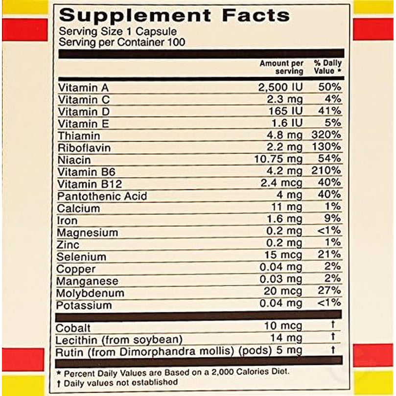 H3 100 Cap - Multivitaminico (Pack of 1)