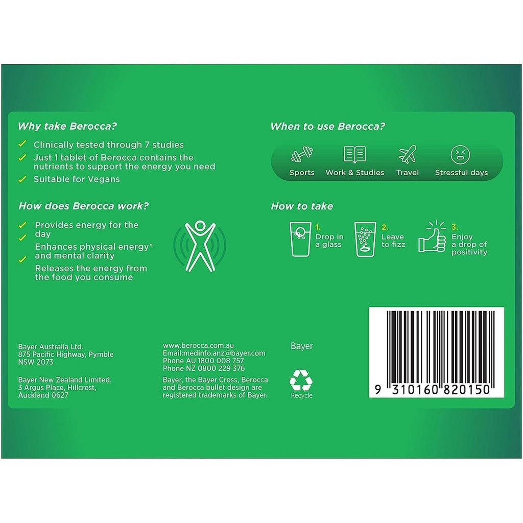 Berocca Performance Original 45 Effervescent Tablets