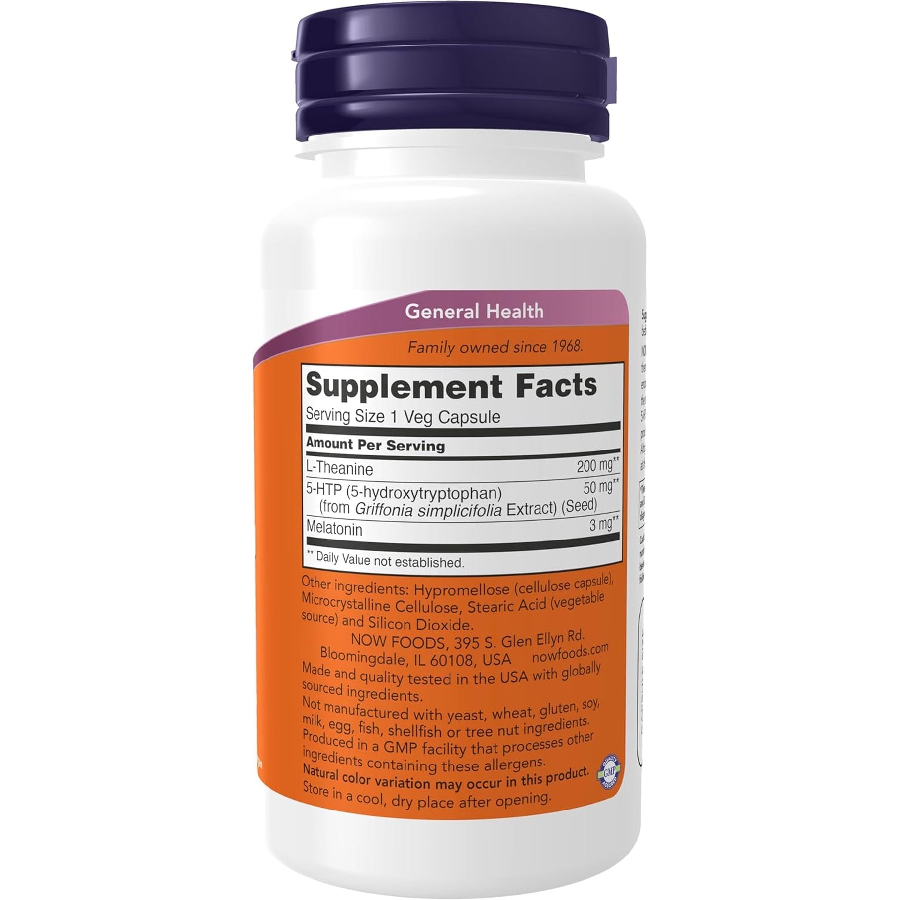 NOW Foods Supplements, Sleep Regimen 3-In-1, with Melatonin, 5-HTP and L-Theanine, Restful Sleep Blend*, 90 Veg Capsules