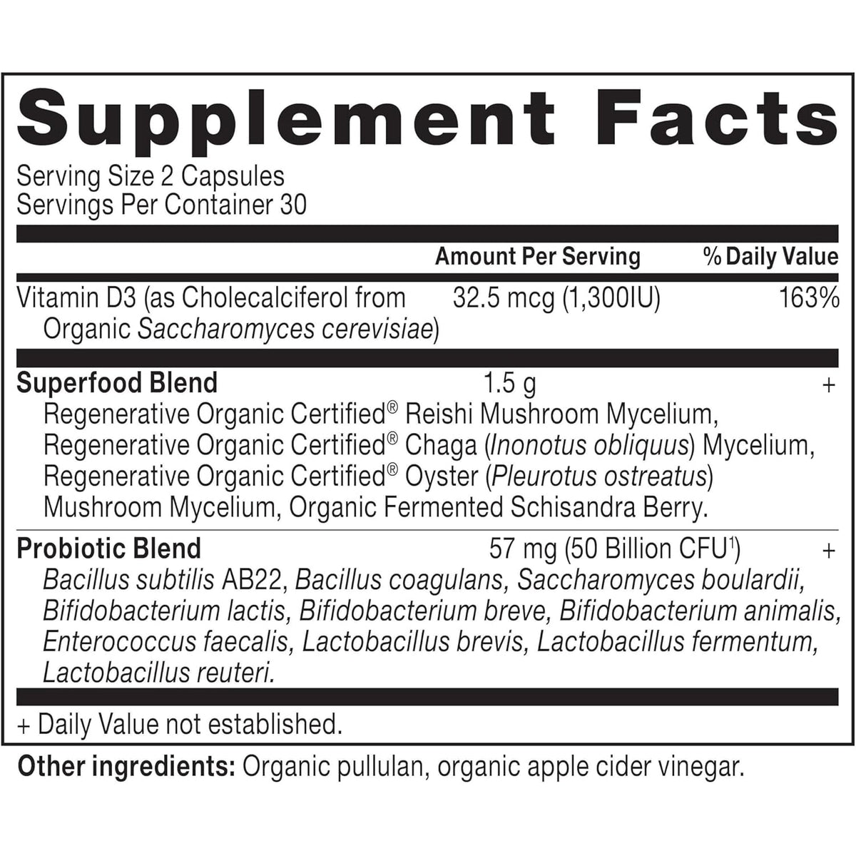 Ancient Nutrition Regenerative Organic Certified Probiotics for Women, Probiotics Women’S Extra Strength, Healthy Digestion and Immune System Function Support, 25 Billion Cfus* per Serving, 60 Count