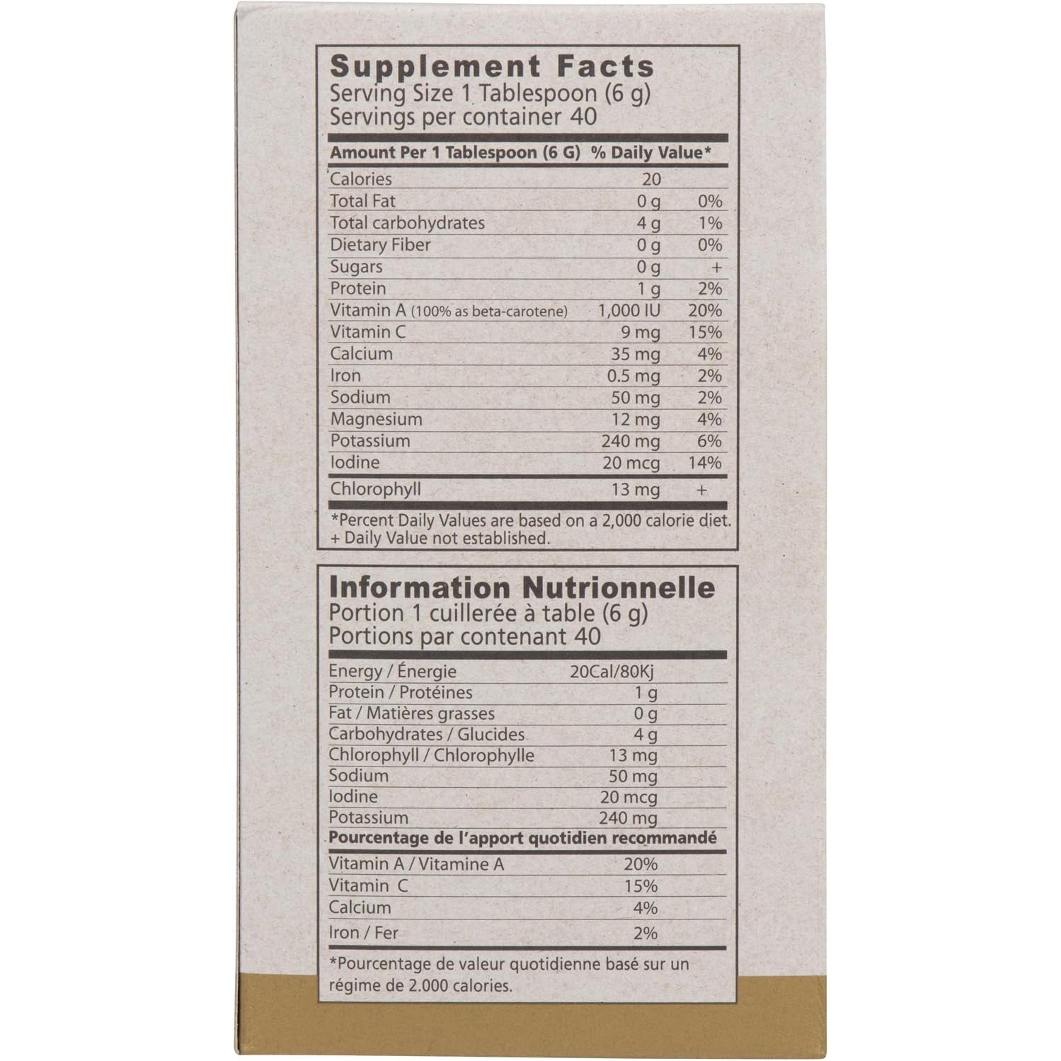 Dr. Hagiwara'S Original Premium W/Kelp - Organic Barley Grass Juice Powder 8.5Oz (240G) - 40 Servings